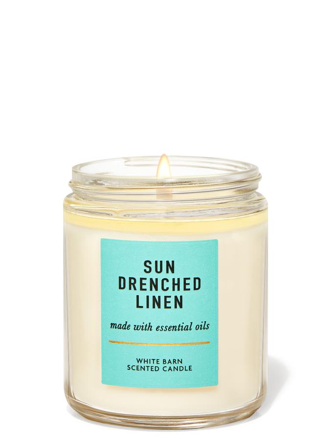 Buy Sun-Drenched Linen Single Wick Candle Online at Bath and Body  Works-26357184