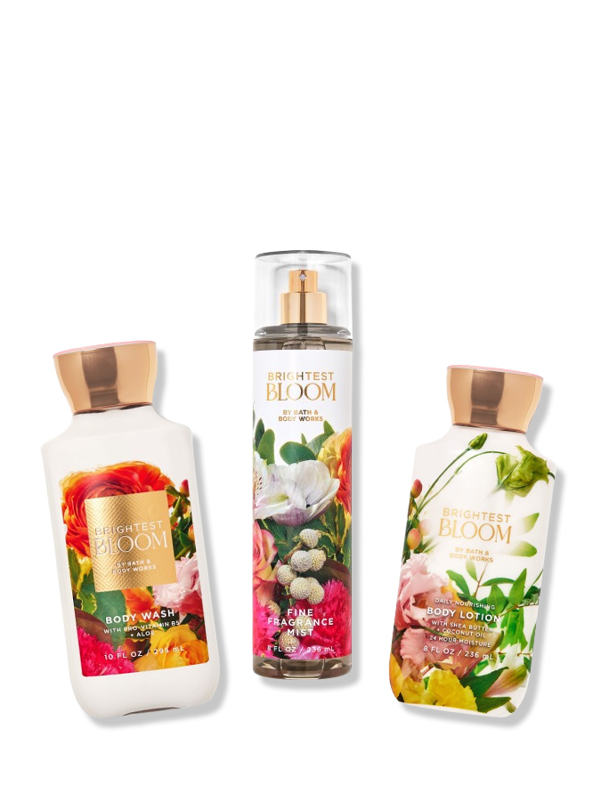 Brightest Bloom Shower Gel, Mist & Lotion Combo Brightest Bloom Shower Gel, Mist & Lotion Combo