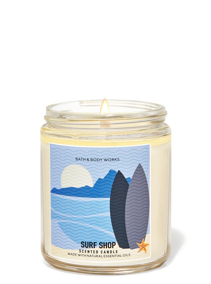 bath and body works surf shop candle