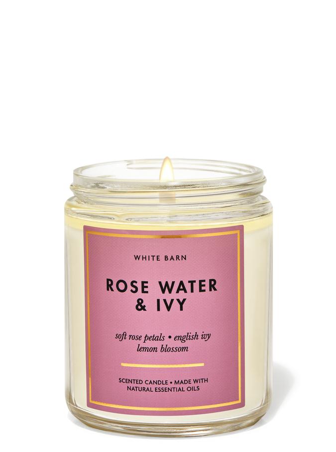 Buy Rose Water and Ivy Single Wick Candle Online at Bath and Body  Works-26437379