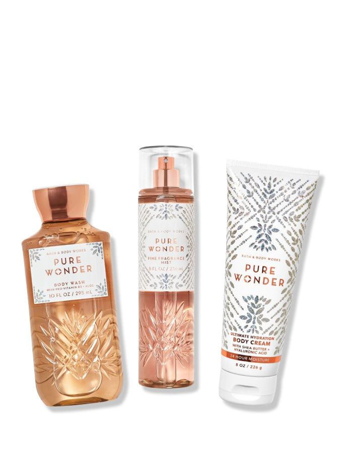 Pure Wonder Shower Gel, Mist & Cream Combo Pure Wonder Shower Gel, Mist & Cream Combo