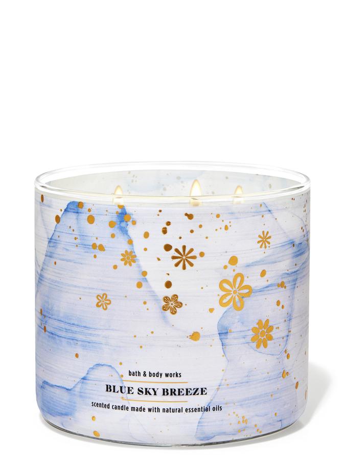 bath and body works candle blue