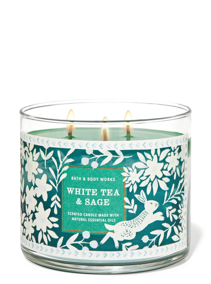 bath and body works vanilla sage candle